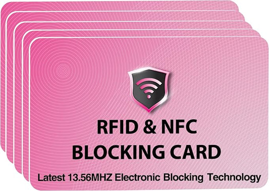 SaiTech IT 5 Pack RFID Blocking Cards Protect Your Entire Wallet, and Cards by SaiTechIT