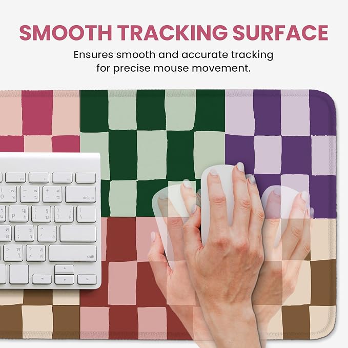 Large Mouse Pad for Desktop, Cute Desk Mat Pad Protector for Work & Gaming - Image 4