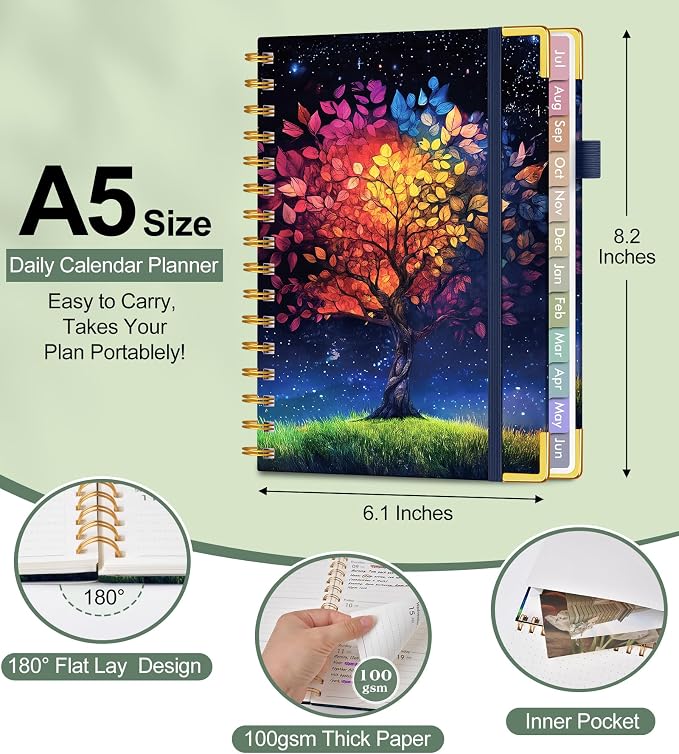Academic Planner 2026-2027, Hardcover Weekly and Monthly Calendar Planner from - Image 5