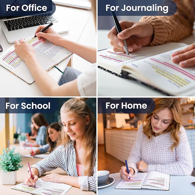 Lined Journal Notebook for Women & Men, Hardcover Leather Journal for writing - Image 6