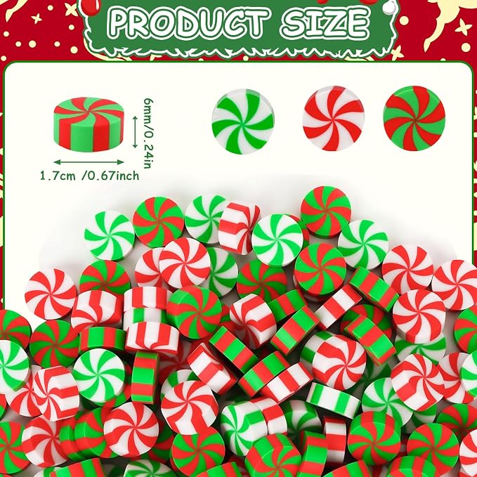 JUNEBRUSHS 150Pcs Christmas Erasers - Image 2