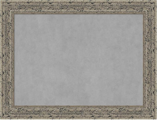 Amanti Art Silver Framed Magnetic Board 25x33 Medium Vision Board by AmantiArt