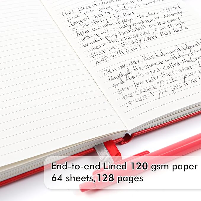 5 Pack Journal Notebook Bulk for School, Feela Hardcover Business Notebooks - Image 3