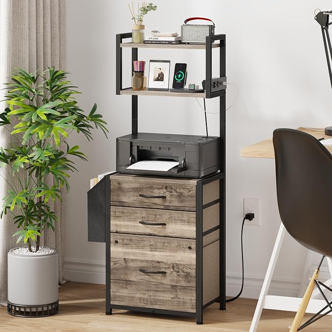HIGDBFE 3 Drawer File Cabinet - Image 2