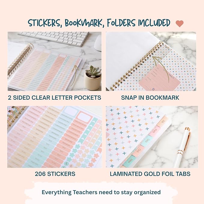Teacher Planner 2026-2027, Horizontal Lesson Plan Book - Image 8