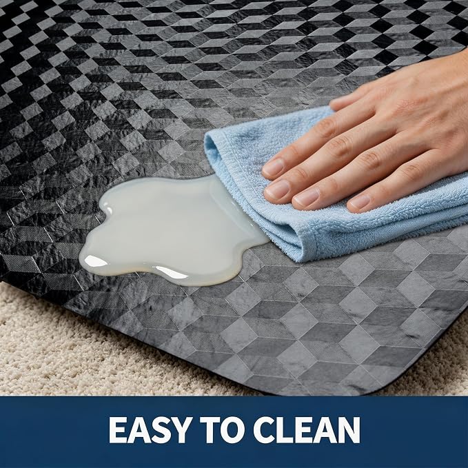 Chair Mat for Low Pile Carpet 36" x 48" PVC Office Carpet Protector, Smooth - Image 3