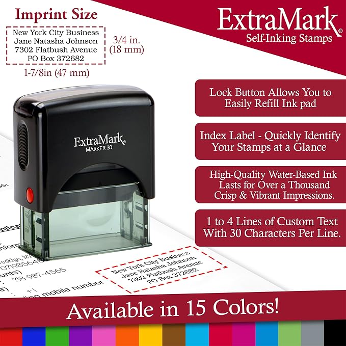 ExtraMark Return Address Stamp - Image 3