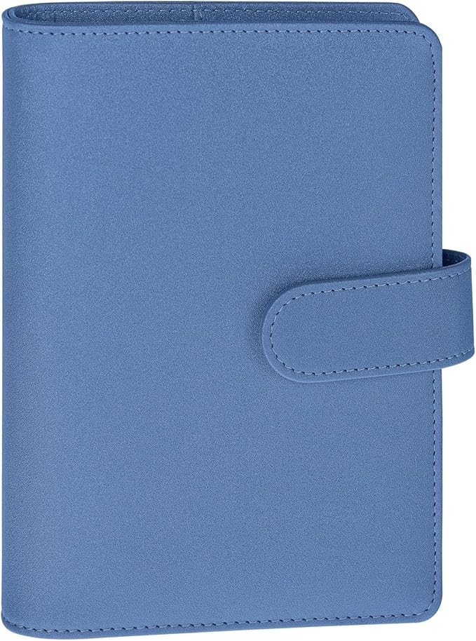 Antner A6 Notebook Binder Refillable 6 Ring Budget Binder Cover by Antner
