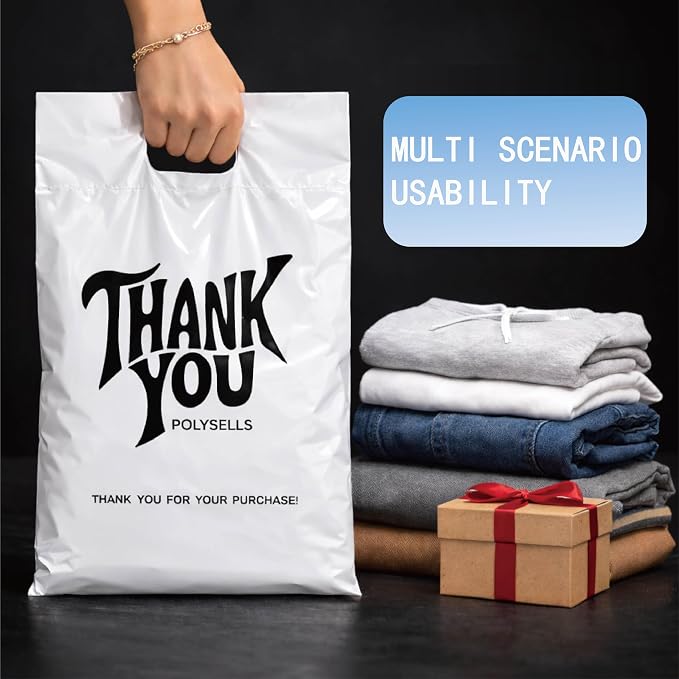 POLYSELLS Thank You Poly Mailers 10x13 inches 50 Pcs Waterproof Self-Sealing - Image 4