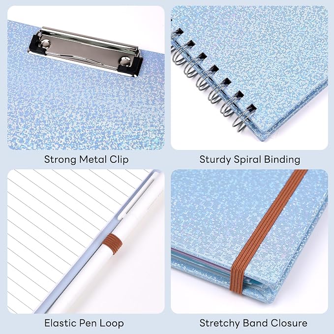 Glitter Clipboard Notebook - Image 4