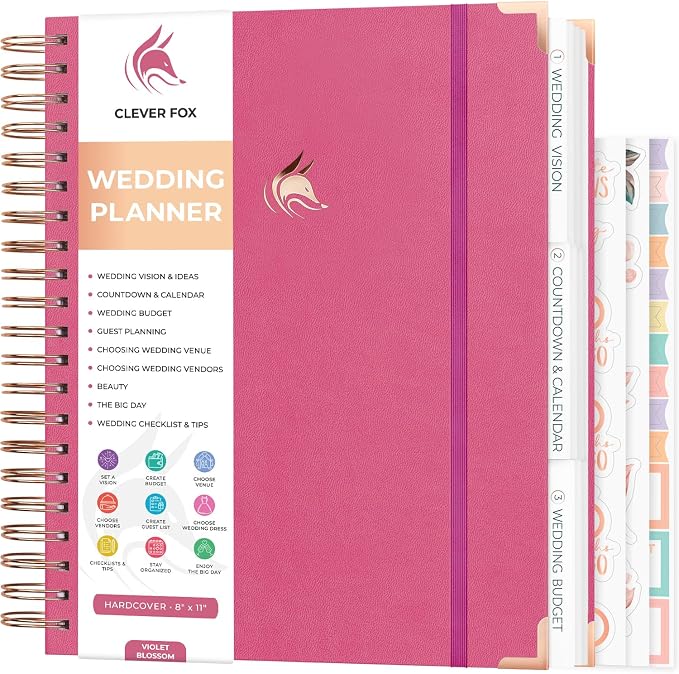 Clever Fox Wedding Planner – Notebook Organizer by CleverFox