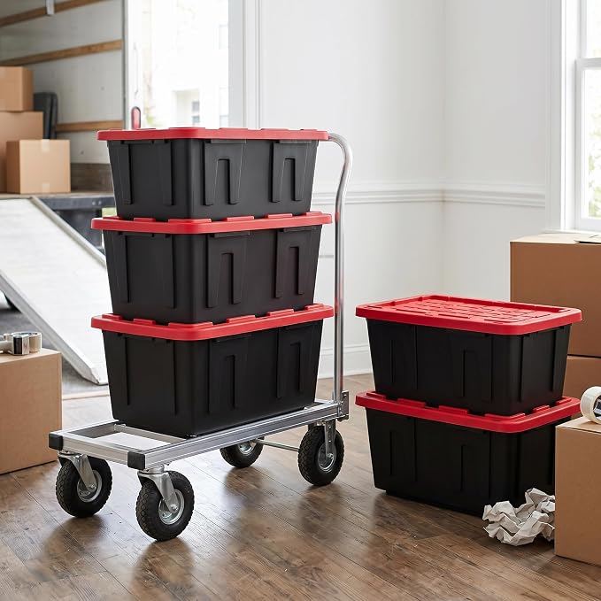 4Pcs 27-gallon Plastic Storage Box, Sturdy and Durable - Image 8