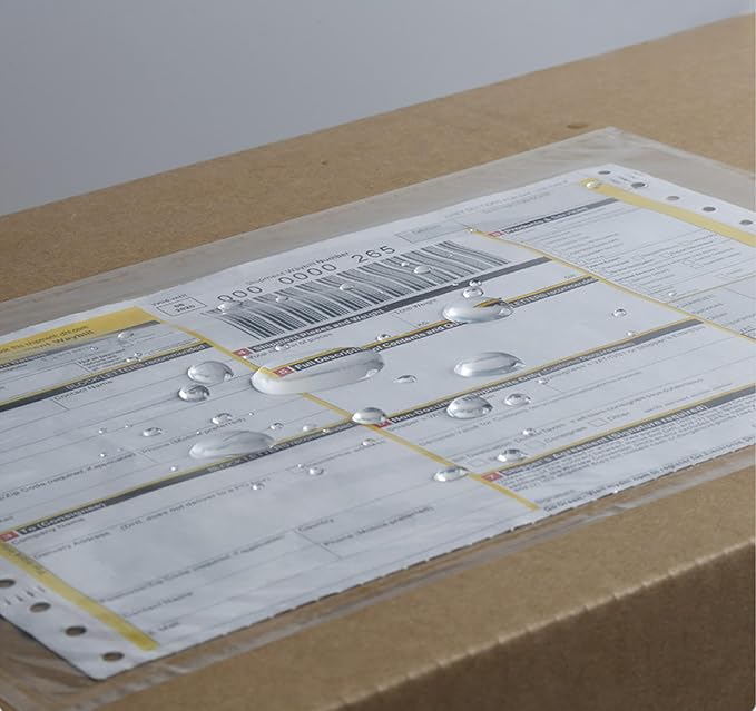 Packing List Enclosed Pouches 4.5 x 5.5 – Clear Self-Adhesive Shipping Label - Image 3