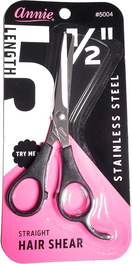 Annie Professional Stainless Steel Hair Cutting Shears – 5.5 Inch Sharp Barber by AnnieInternational