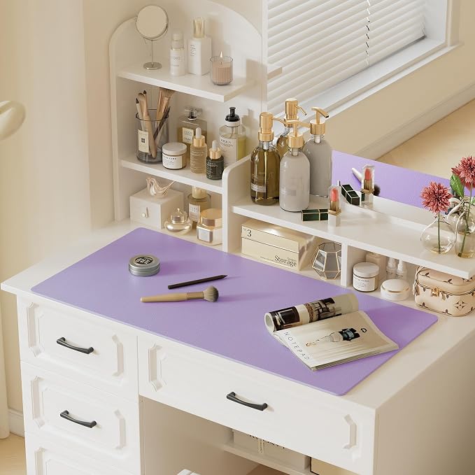 Aothia Faux Leather Desk Mat | Creates A Clean, Organized Workspace - Image 6