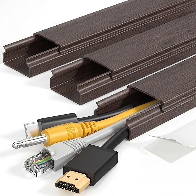 Yecaye TV Cord Hider, 42in Cord Cover, Large Cable Hider, Wire Covers by Yecaye