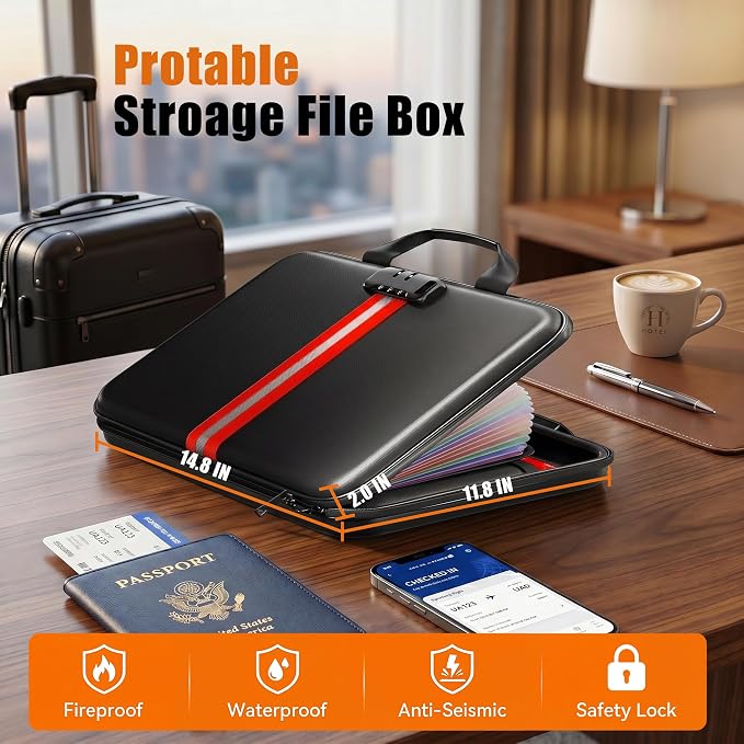 Fireproof Document Organizer - Image 6