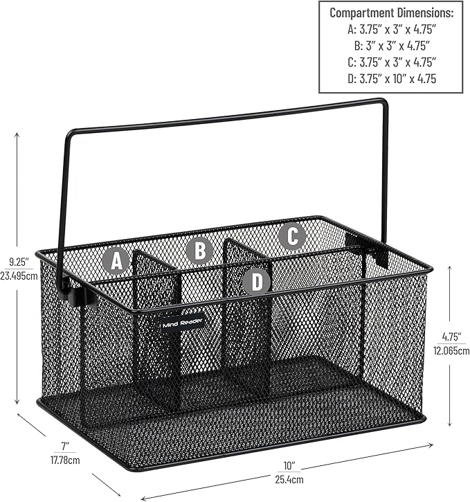 Mind Reader Multi-purpose Storage Caddy - Image 3