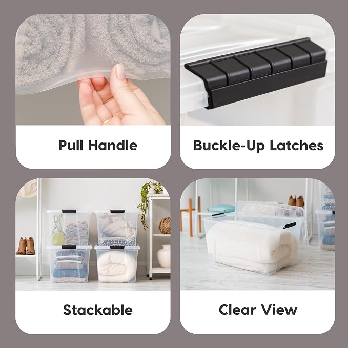IRIS USA 72 QT Plastic Storage Box - Image 6