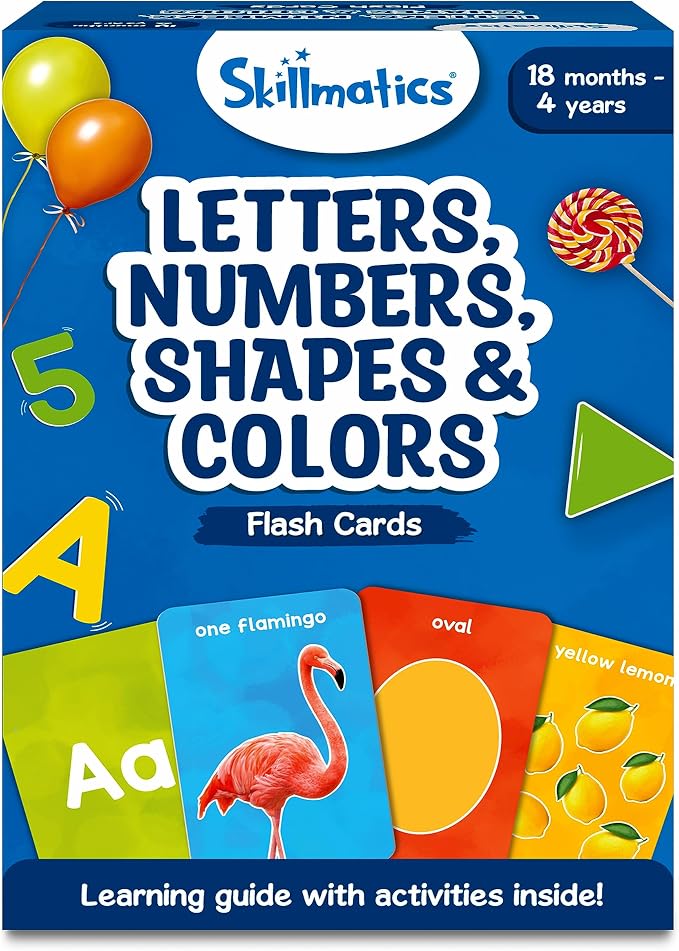 Skillmatics Thick Flash Cards for Toddlers by Skillmatics