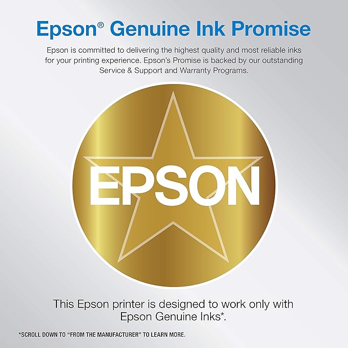 Epson EcoTank ET-4800 Wireless All-in-One Cartridge-Free Supertank Printer with Scanner & ® Workforce® Pro WF-3820 Wireless Color Inkjet All-in-One Printer, Black Large-DeskLoop Office