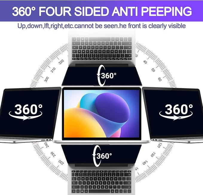 360° Privacy Screen Protector for MacBook Pro 16 Inch, Privacy Screen Filter - Image 2