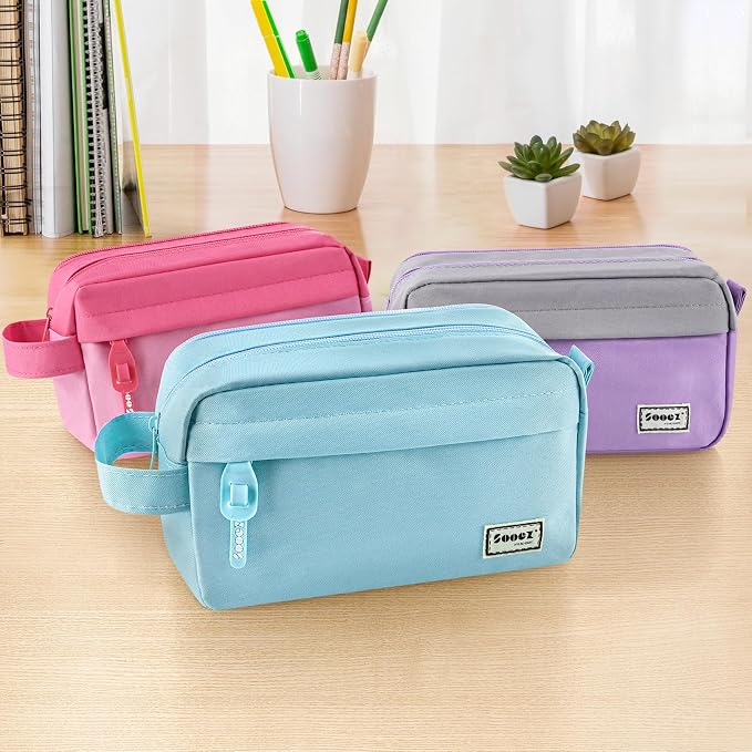 Sooez Original High Capacity Pencil Case, Big Pencil Bag Pouch Box Organizer - Image 5