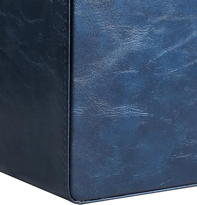 PU Leather Desk Organizer, Luxury Remote Control Holder - Image 8