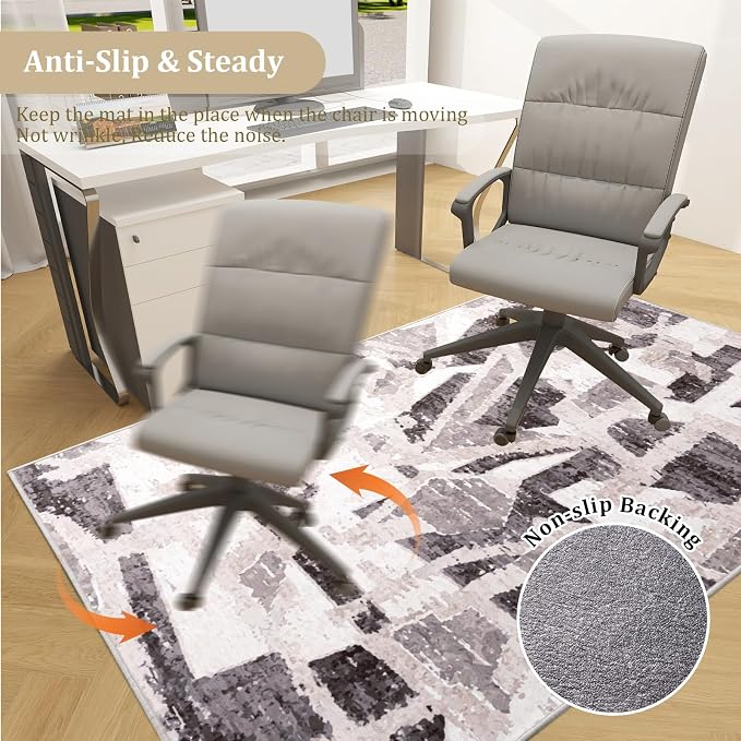 Office Chair Mat for Hardwood Floor, Machine Wash - Image 5