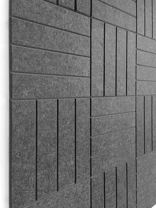 Large Cork Board Alternative - 12-Pack Felt Wall Tiles with Safe Removable Adhesive Tabs, Cork Wall Tiles Bulletin Board Home Office Essentials -DeskLoop Office