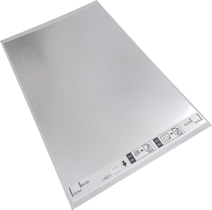 5pcs X B12B819051 Carrier Sheet B12B813431 4T8624 Sheets Compatible with Epson A4 Scanner Scan A3 B4 Odd-Sized Wrinkled Flimsy Folded Receipt Newspaper Magazine Clipping Torn Fragile Paper-DeskLoop Office