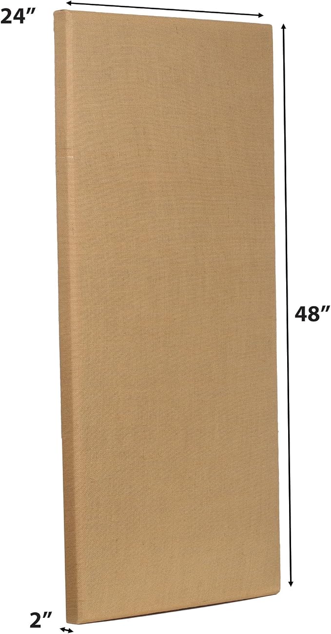 ATS Acoustics Sound Absorbing Acoustic Panel 24" x 48" x 2" Beveled Edge - Image 3