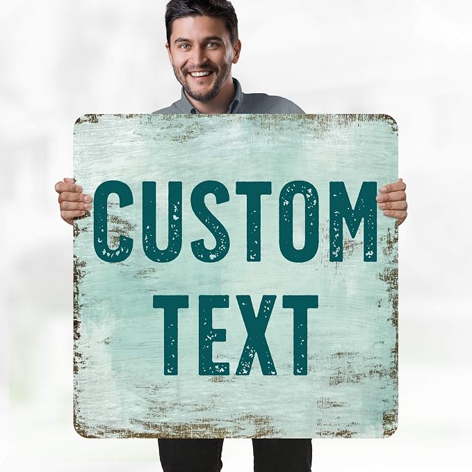 Custom Sign, Custom Street Sign, 11 Font Colors, 13 Font Styles, 4 Hole Options - Image 2