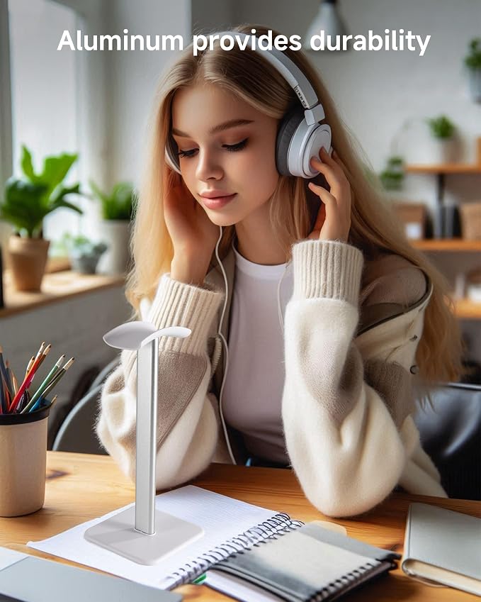 Sleek Modern Headphone Stand for Desk - Image 4