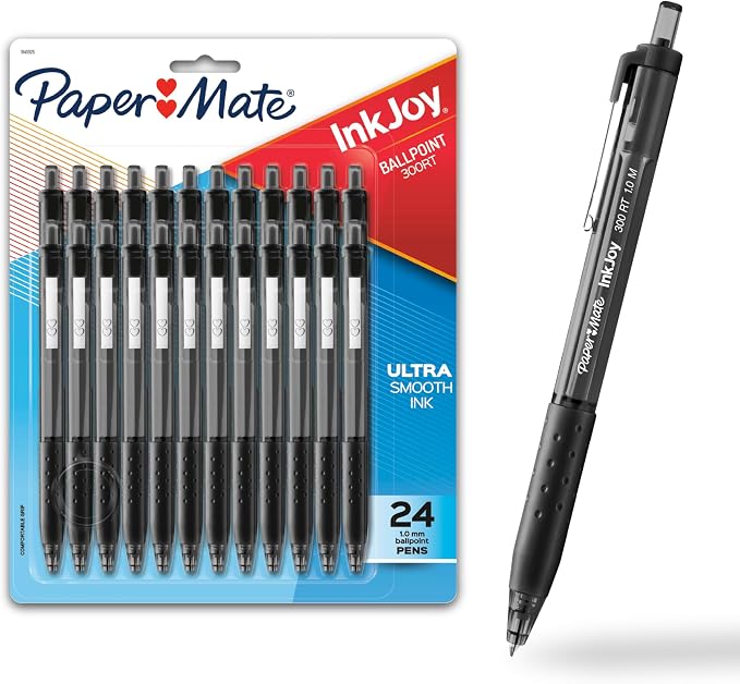 Paper Mate InkJoy 300RT Retractable Ballpoint Pens, Medium Point by Unknown