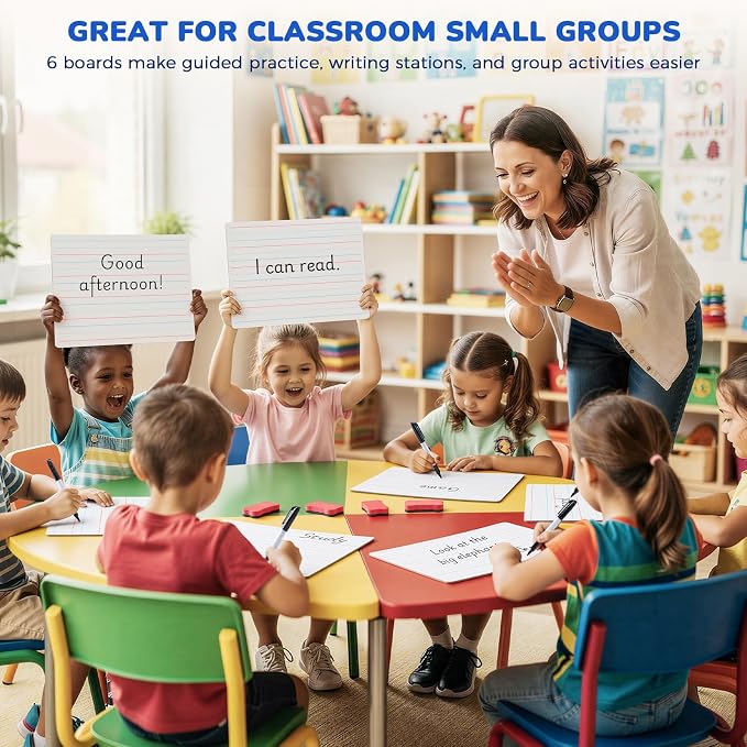 GAMENOTE 6 Pack Small Dry Erase Boards - Image 2