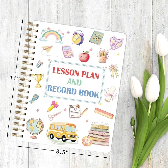 Ceiba Tree Undated Teacher Planner Lesson Planner and Record Book 8.5x11 inch - Image 2