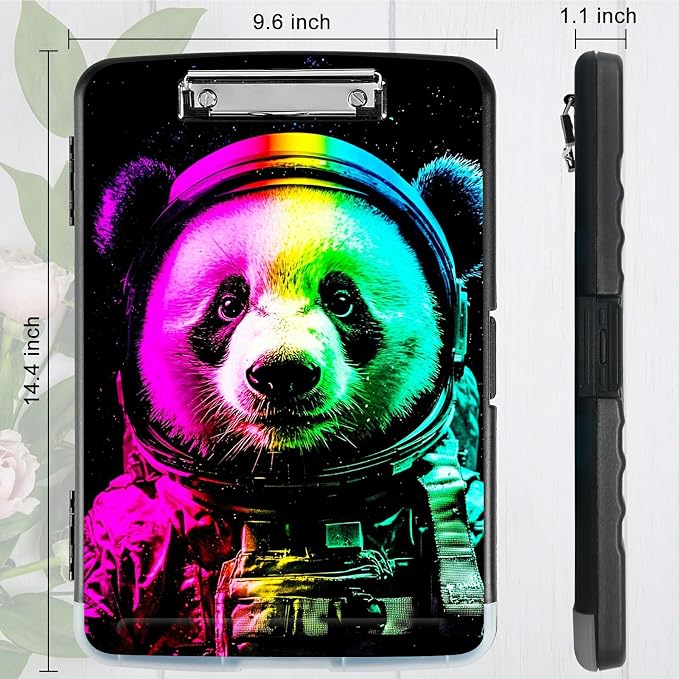 Planet Panda A4 Clipboard with Storage Pen Holder, Clipboards Organizer Nursing - Image 3