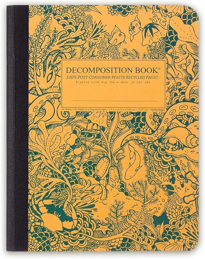 Decomposition Under the Sea College Ruled Composition Notebook by Decomposition