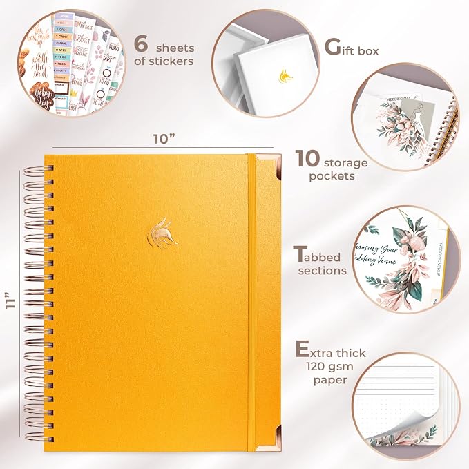 Clever Fox Wedding Planner – Notebook Organizer - Image 6