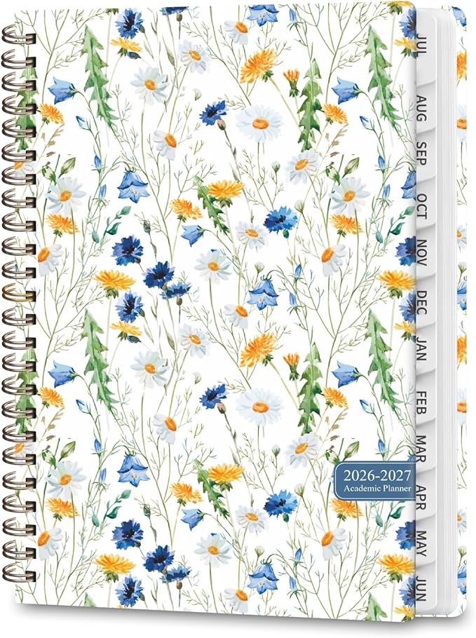 Planner 2026-2027, Weekly and Monthly Academic Planner, July 2026 by VALOME