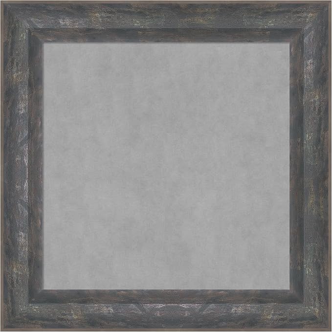 Amanti Art Grey Framed Magnetic Board 15x15 X-Small Vision Board by AmantiArt