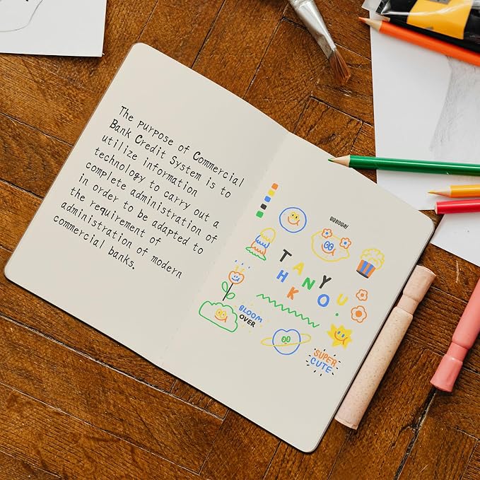 ZCZN 50 Pack A5 Kraft Notebooks Bulk, 8.15x5.5 Inches Blank Journaling Notebooks - Image 6