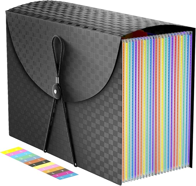 Expanding File Folders Accordion File Organizer by Fun+storage