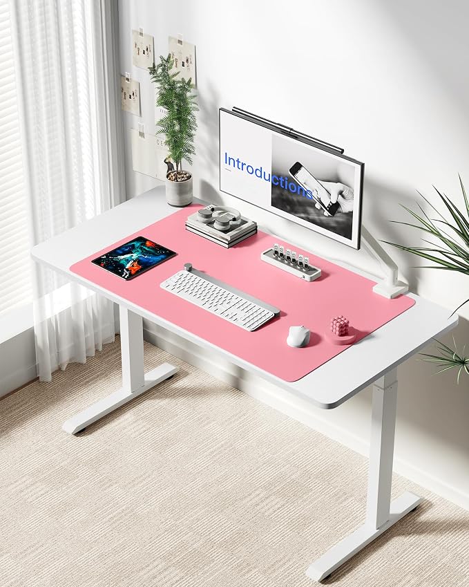 YSAGi Leather Desk Protector, Office Mat, Large Mouse Mat, Non-Slip PU Leather - Image 2