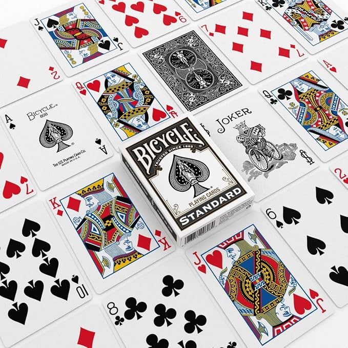 Bicycle 48pk Red & Black Rider Back Playing Cards, Standard Index, Decks of - Image 3