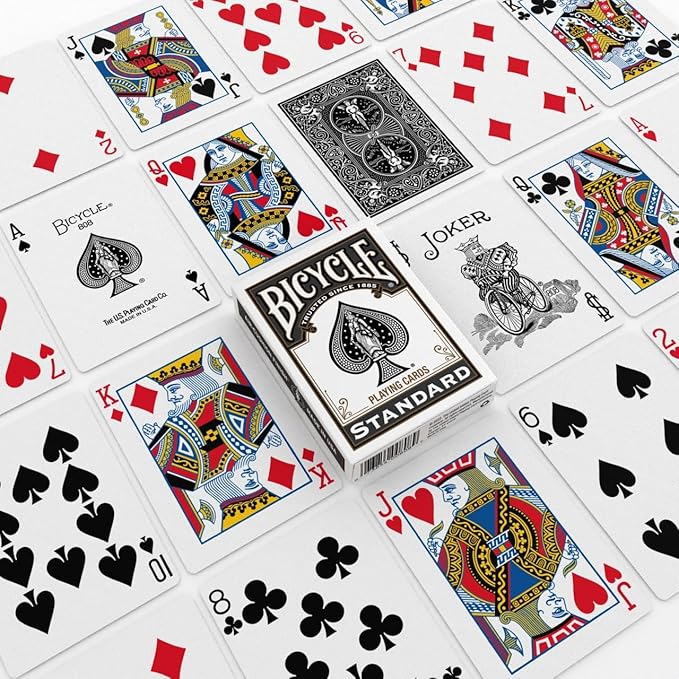 Bicycle Black Playing Cards, Standard Index Poker Size, Classic Deck of Cards - Image 4