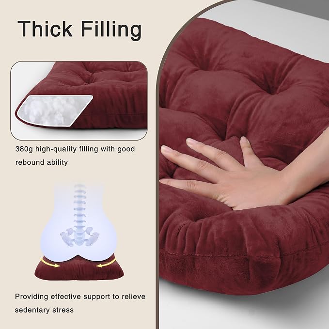 OVOV 4 Pack Chair Cushions for Dining Chairs Soft Seat Cushions for Kitchen - Image 6