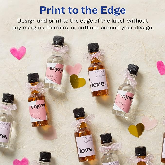 Avery Printable Square Labels, Matte White, Laser & Inkjet Compatible, 300 - Image 4