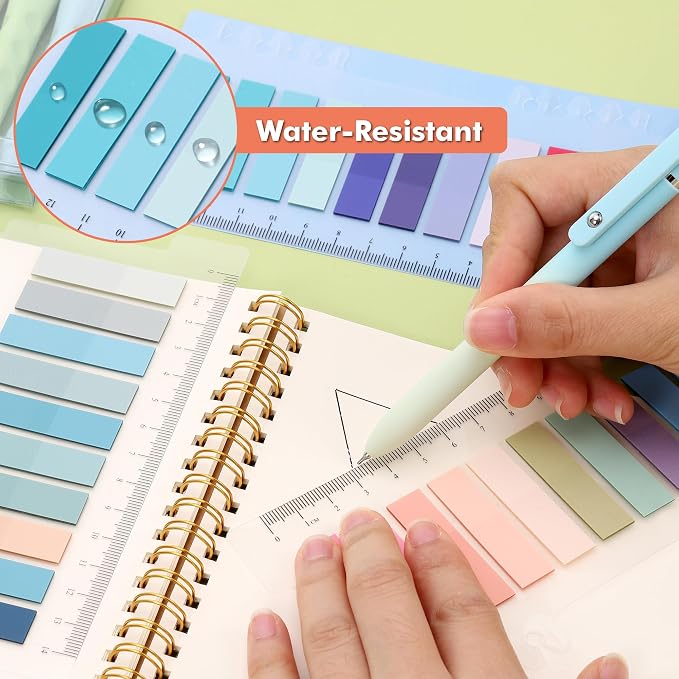JIANTA Book Tabs for Annotating, Transparent Sticky Notes for Binders, Page - Image 5
